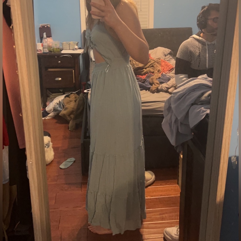 Blue dress